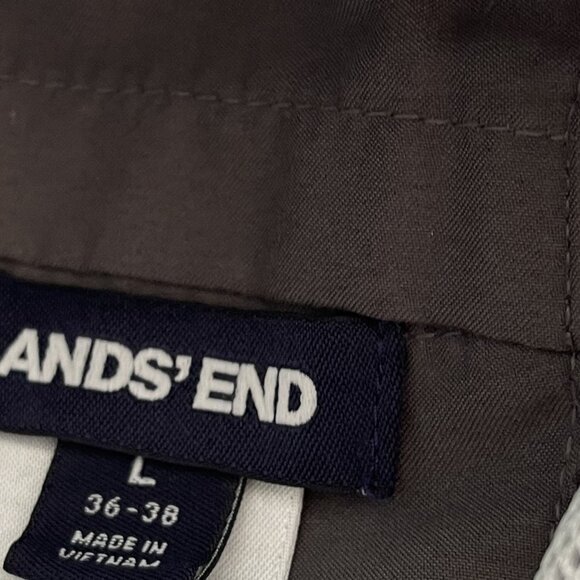 Lands' End Men's 6" Volley Swim Trunks Grey Size Large - Picture 6 of 7